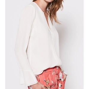 NWOT Joie Blenda silk top